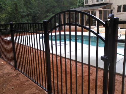 Aluminum pool fence
