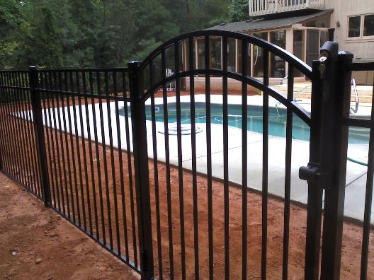 Arched Pool Gate