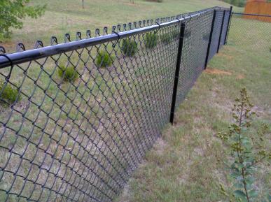 Black Vinyl Chain Link Fence
