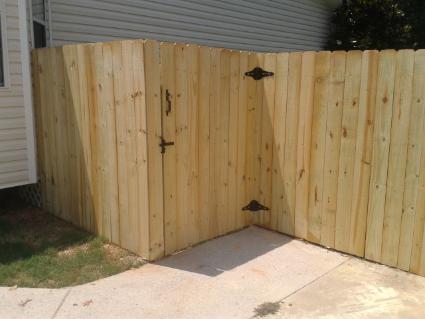 Wood Privacy Fence - Loganville, GA